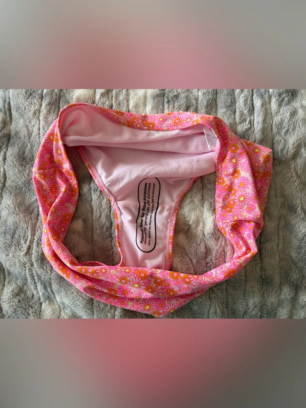 Sugar & Jade Pink Floral Girls' Two-Piece Swim Set XXL 20/22